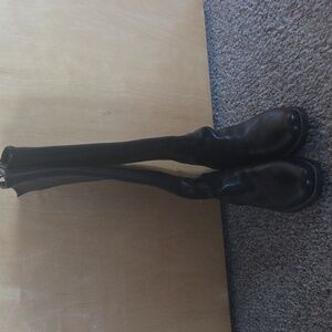 Franco Sarto Black Over the Knee Boots WIDE CALF